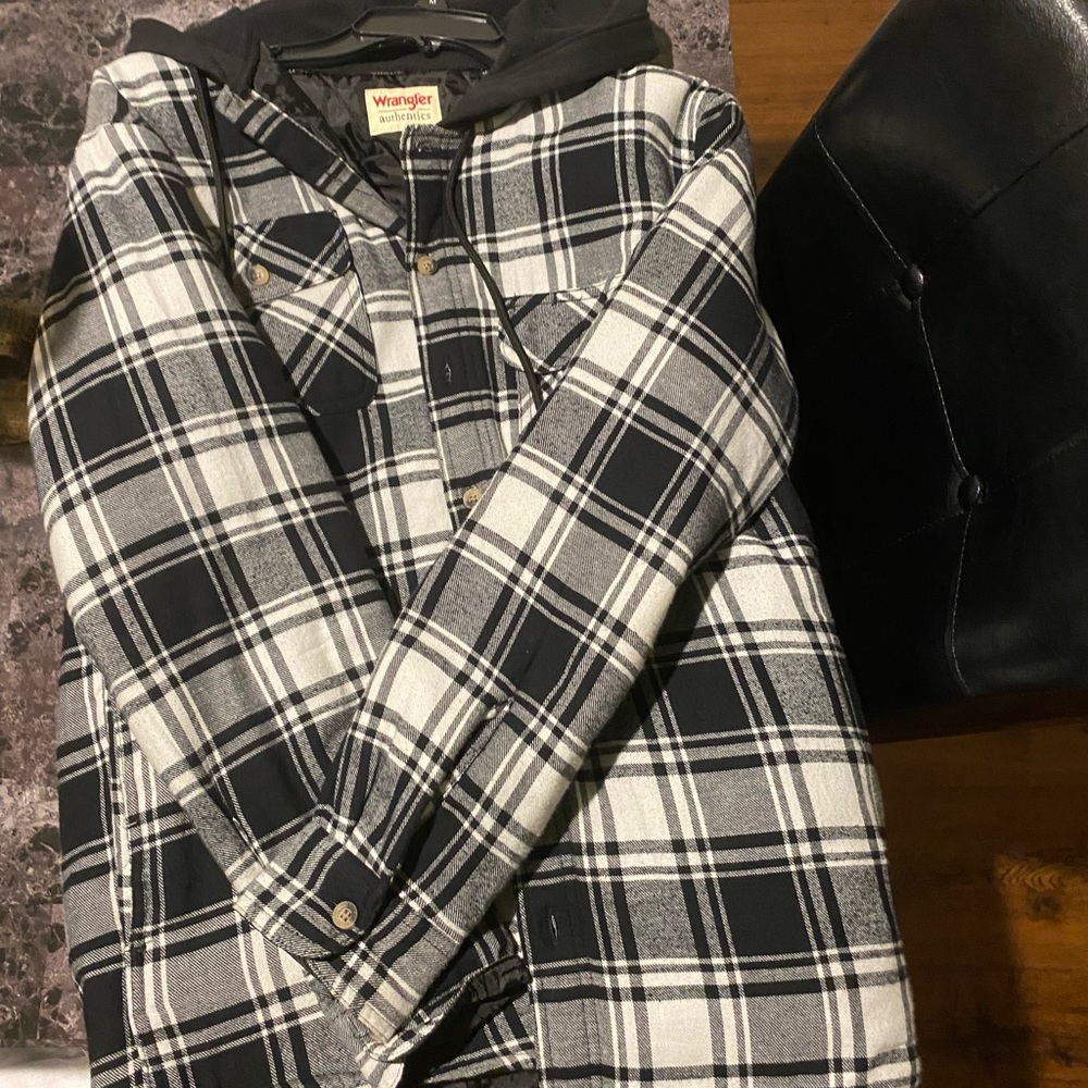 Sz S Authentic wrangler shirt hoodie